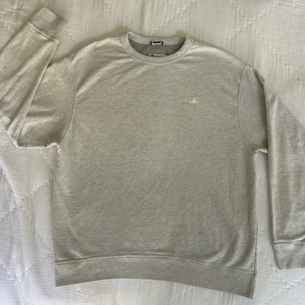 Champion Reverse Weave Crewneck Sweatshirt Gray XL Men’s Athletic Pullover Logo